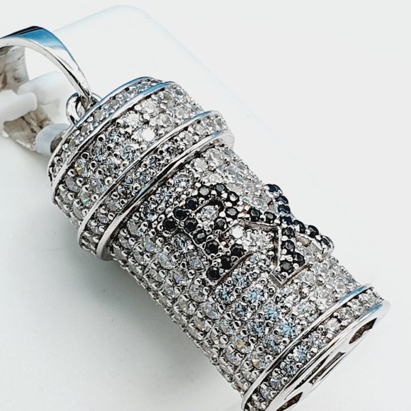 "925 Sterling Silver Cubic Zircon Pendant, UU1P7A7111 - Picture 5 of 11